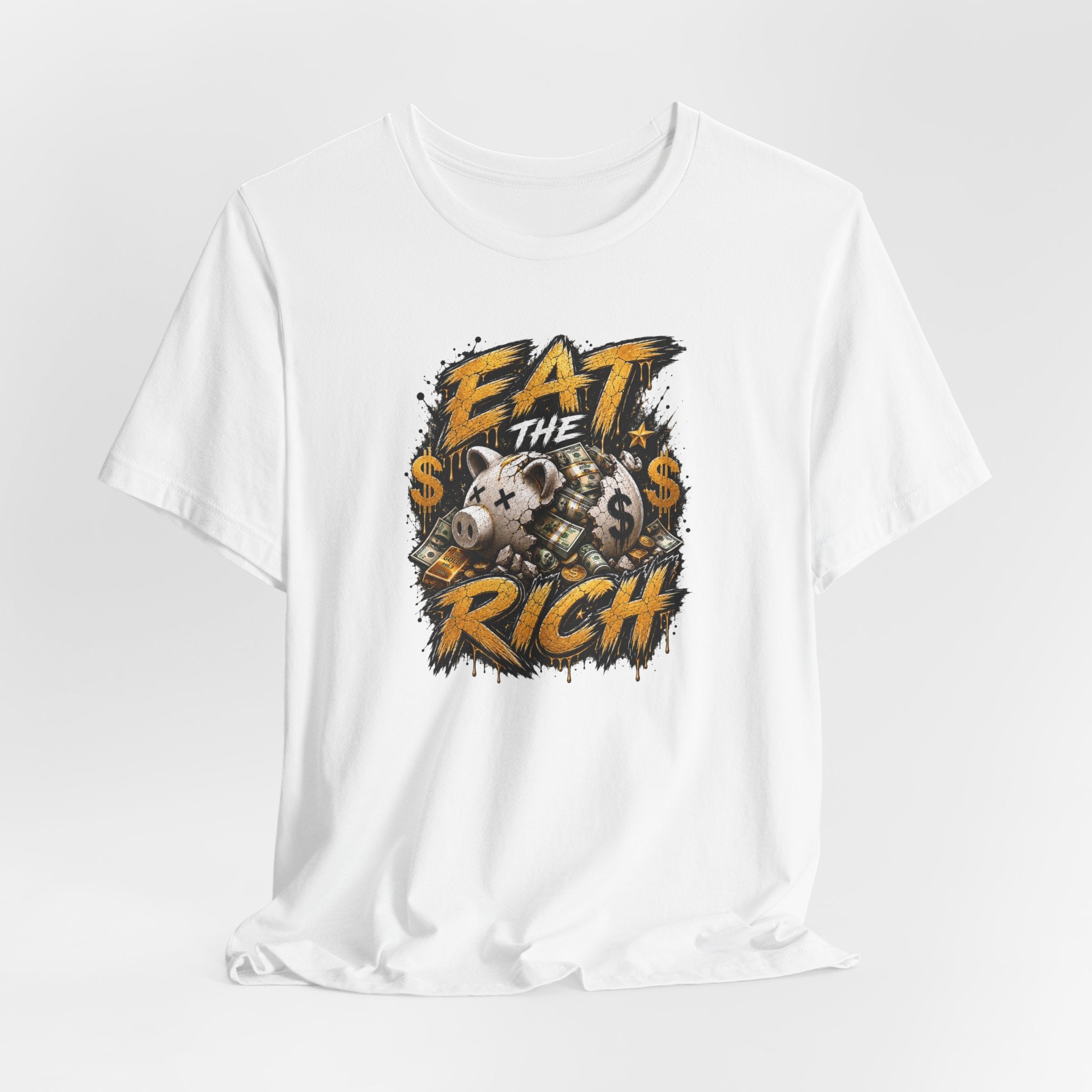 Eat the Rich Graphic Tee — Bold Anti-Establishment Streetwear