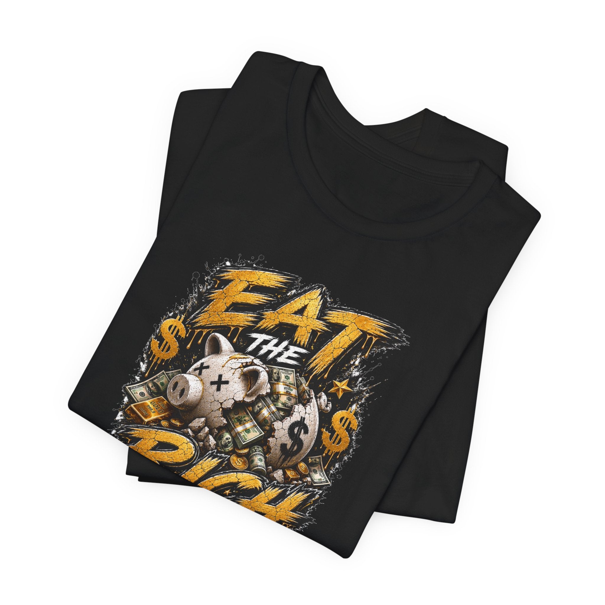 Eat the Rich Graphic Tee — Bold Anti-Establishment Streetwear