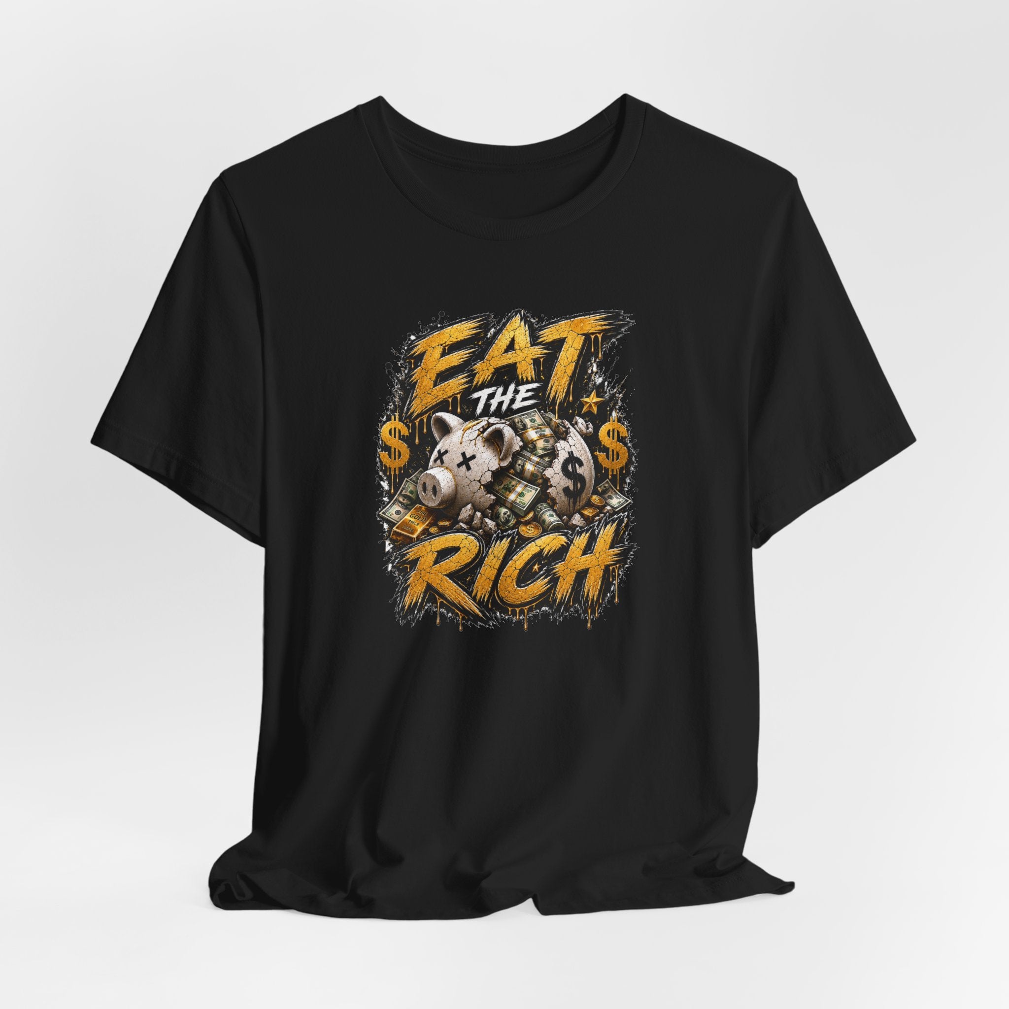 Eat the Rich Graphic Tee — Bold Anti-Establishment Streetwear