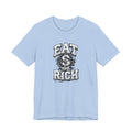 Graphic Tee — "Eat The Rich" Skull Compass Streetwear T-Shirt