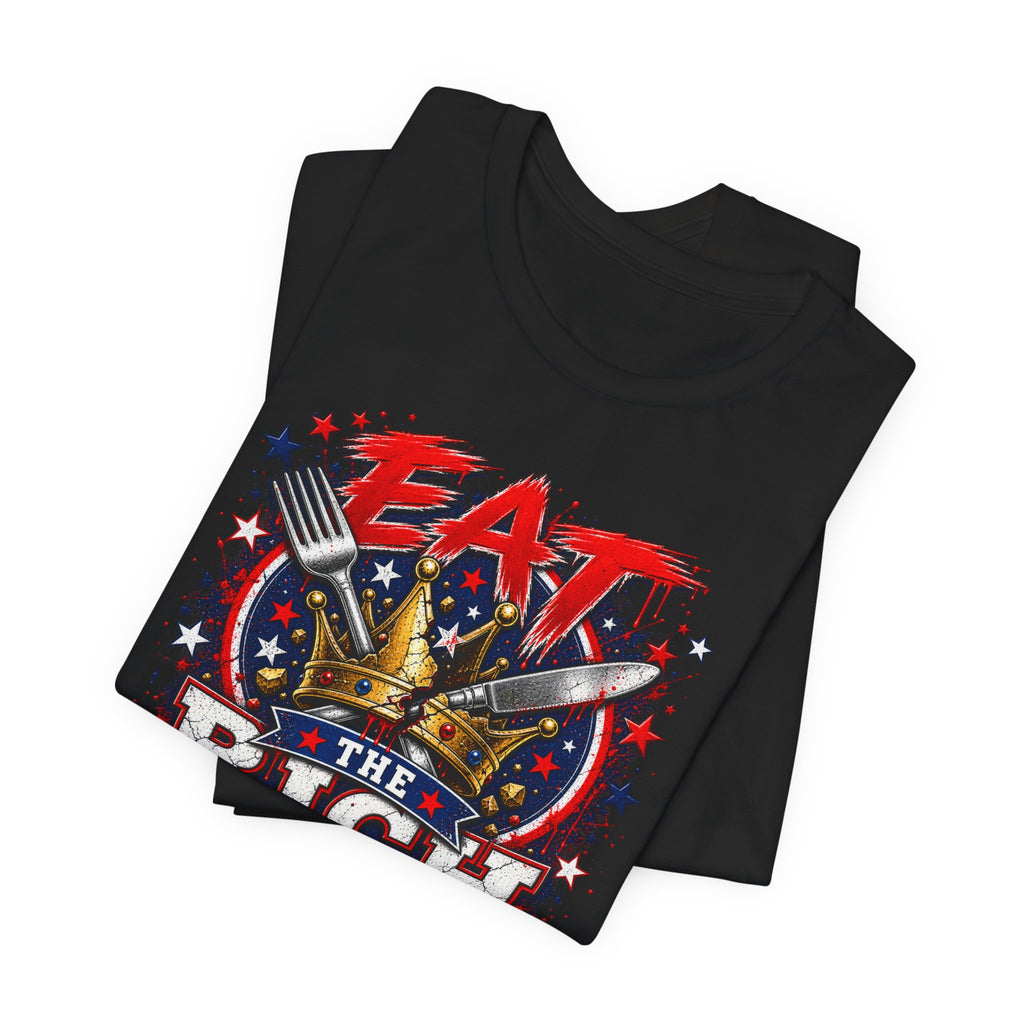 Eat the Rich Graphic Tee – Patriotic Protest T‑Shirt