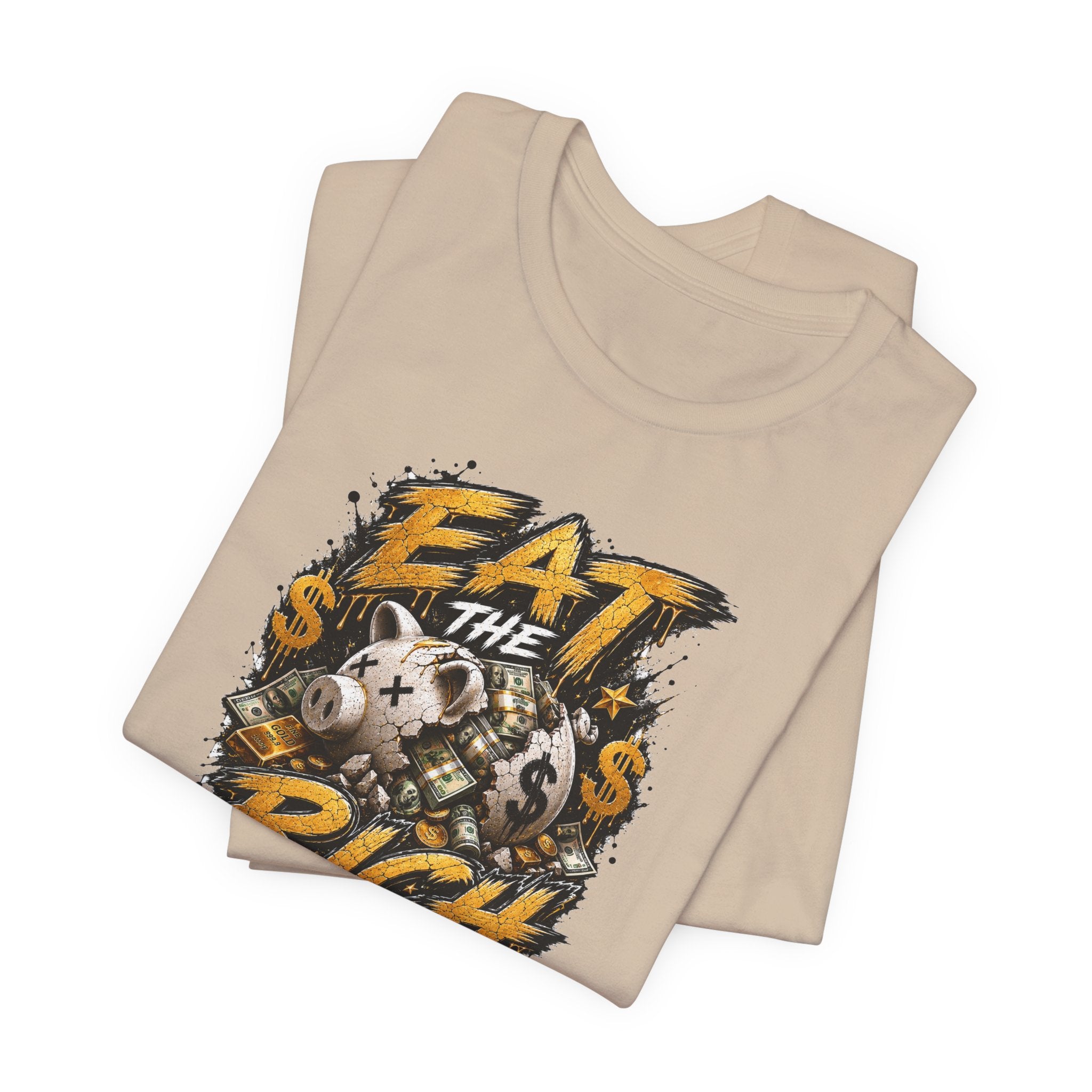 Eat the Rich Graphic Tee — Bold Anti-Establishment Streetwear