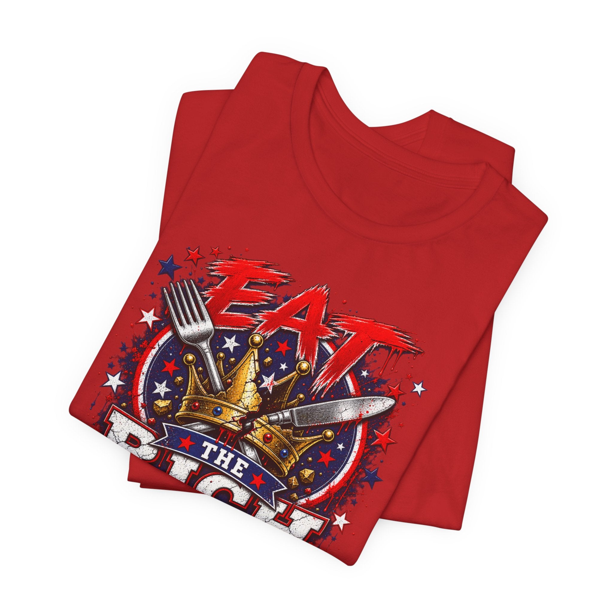 Eat the Rich Graphic Tee – Patriotic Protest T‑Shirt