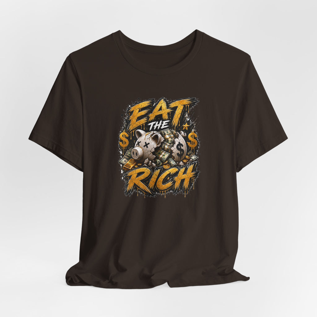 Eat the Rich Graphic Tee — Bold Anti-Establishment Streetwear