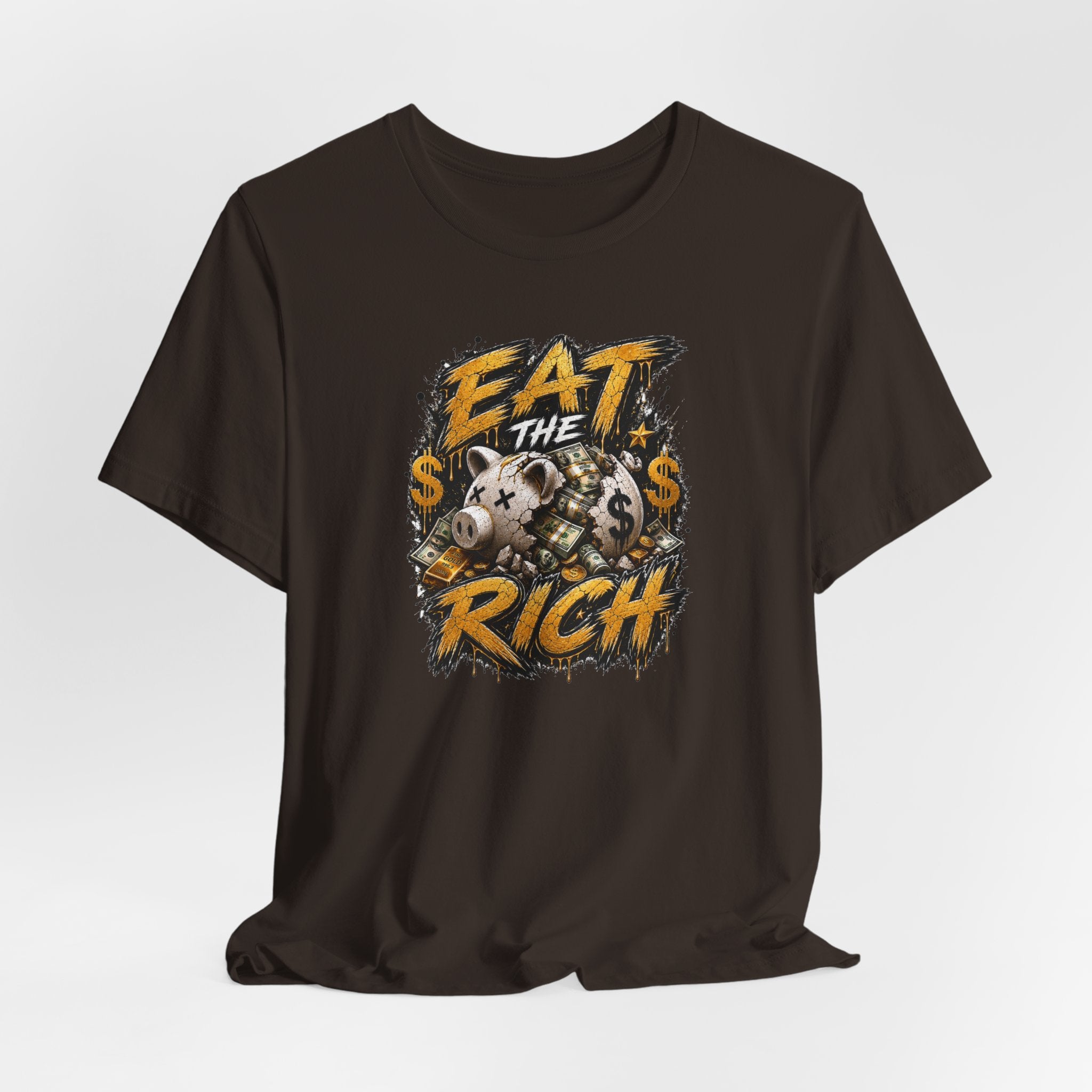 Eat the Rich Graphic Tee — Bold Anti-Establishment Streetwear