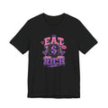 Eat the Rich Graphic Tee — Punk Feminist Heart & Crown Design