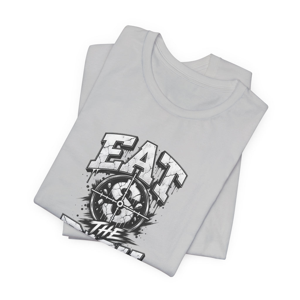 Graphic Tee — "Eat The Rich" Skull Compass Streetwear T-Shirt