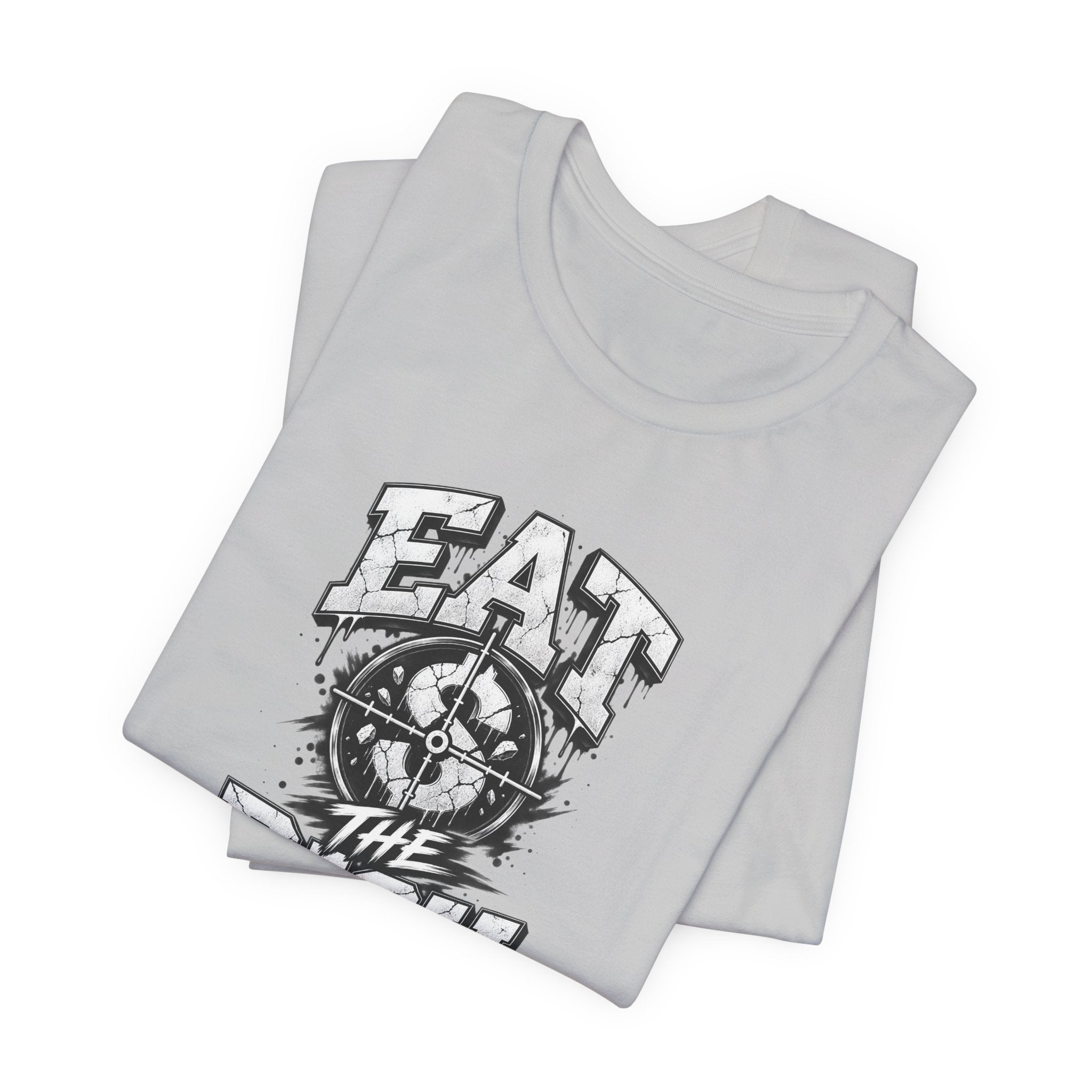 Graphic Tee — "Eat The Rich" Skull Compass Streetwear T-Shirt