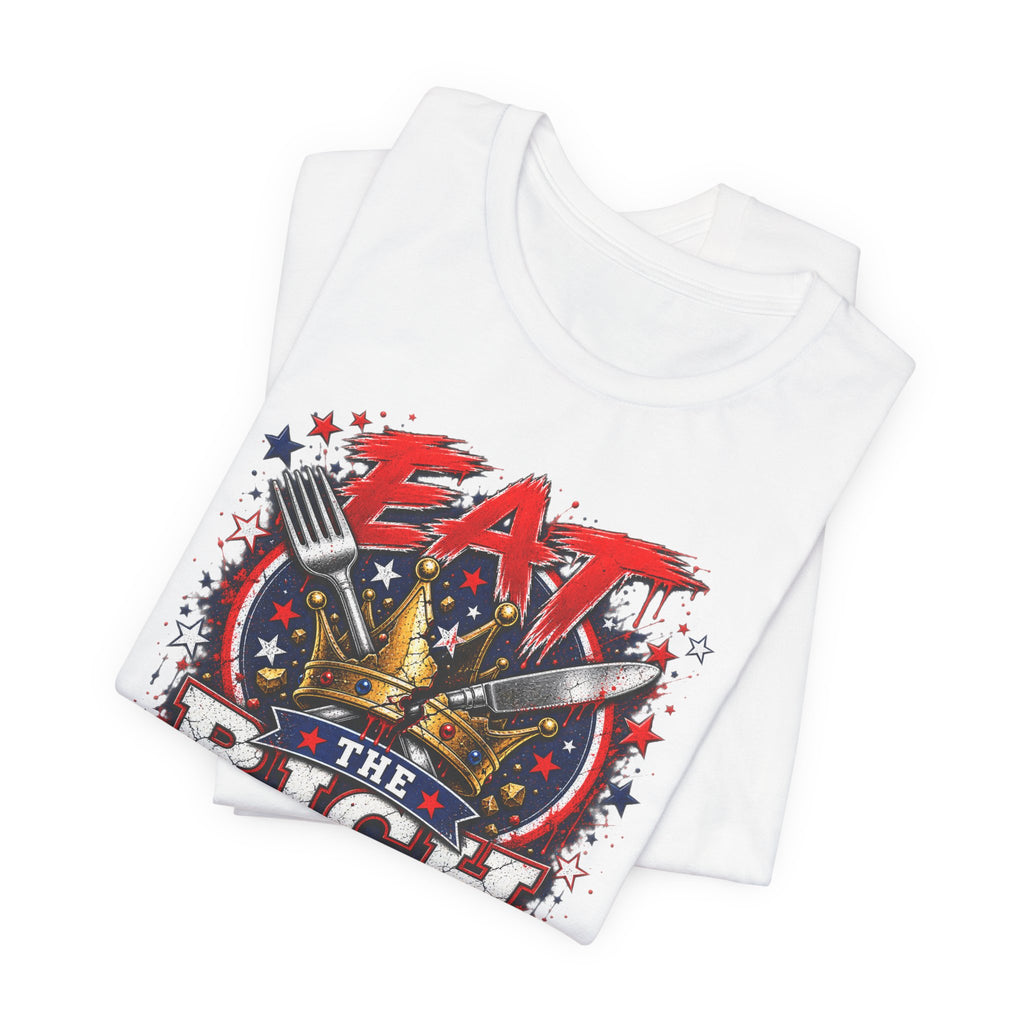 Eat the Rich Graphic Tee – Patriotic Protest T‑Shirt