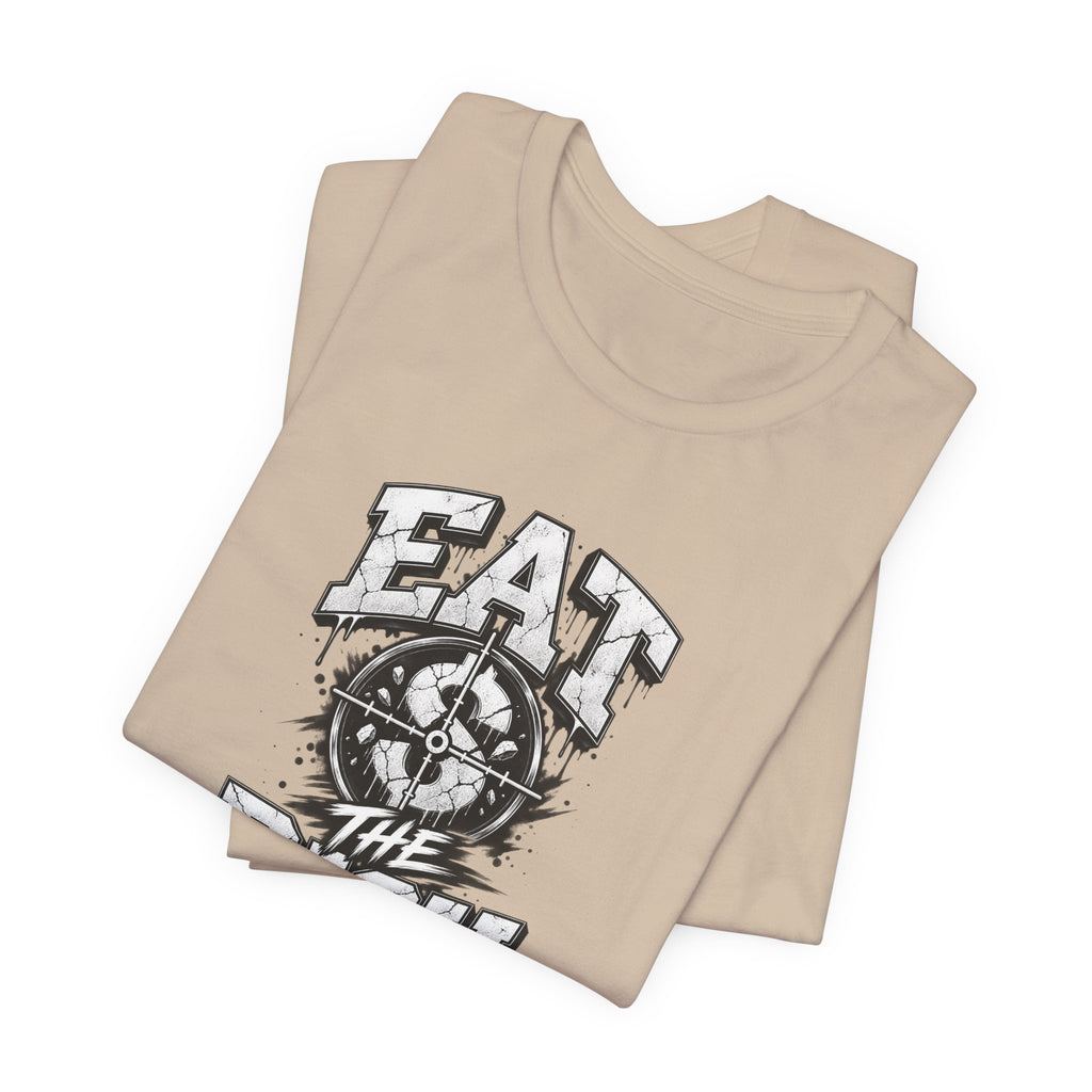 Graphic Tee — "Eat The Rich" Skull Compass Streetwear T-Shirt