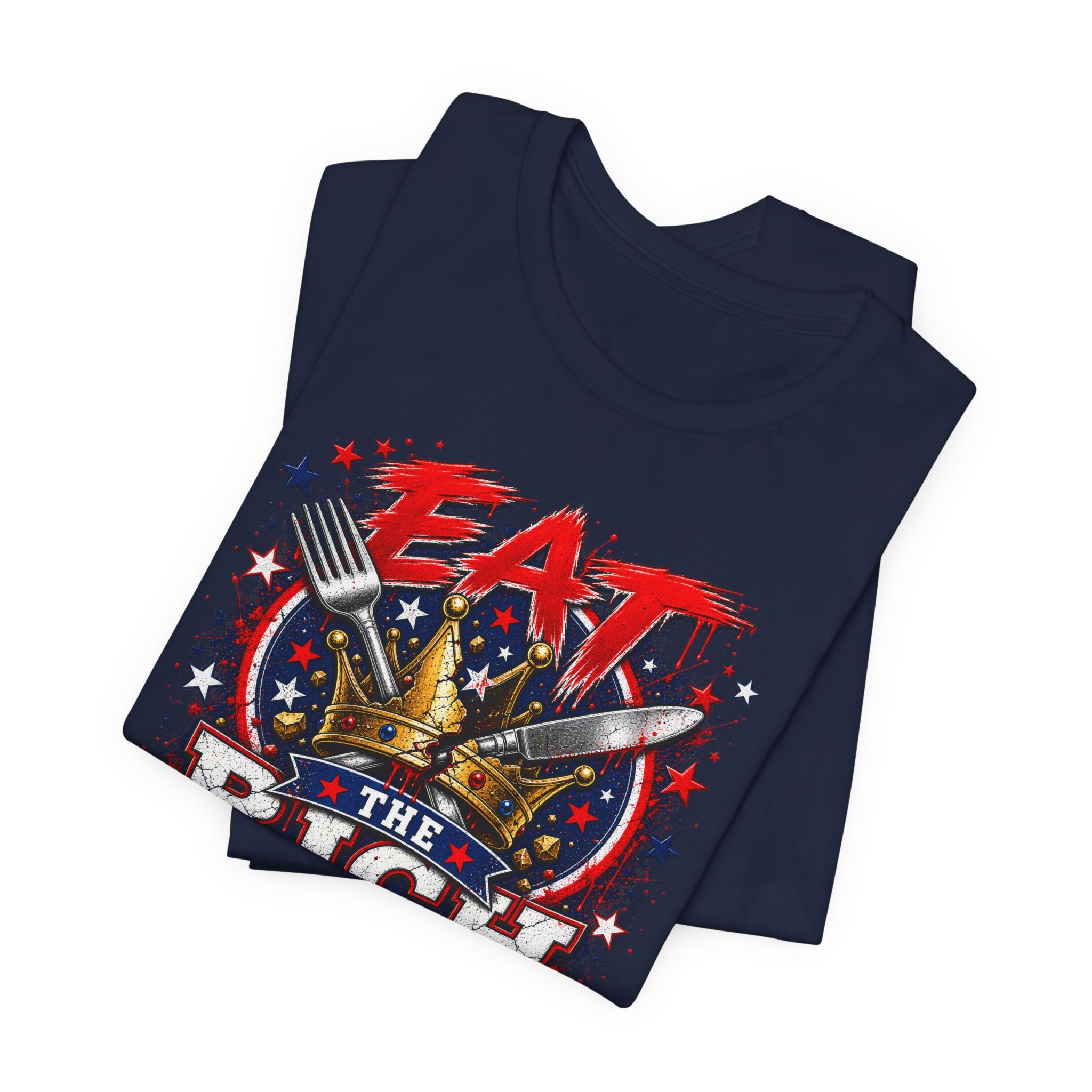 Eat the Rich Graphic Tee – Patriotic Protest T‑Shirt