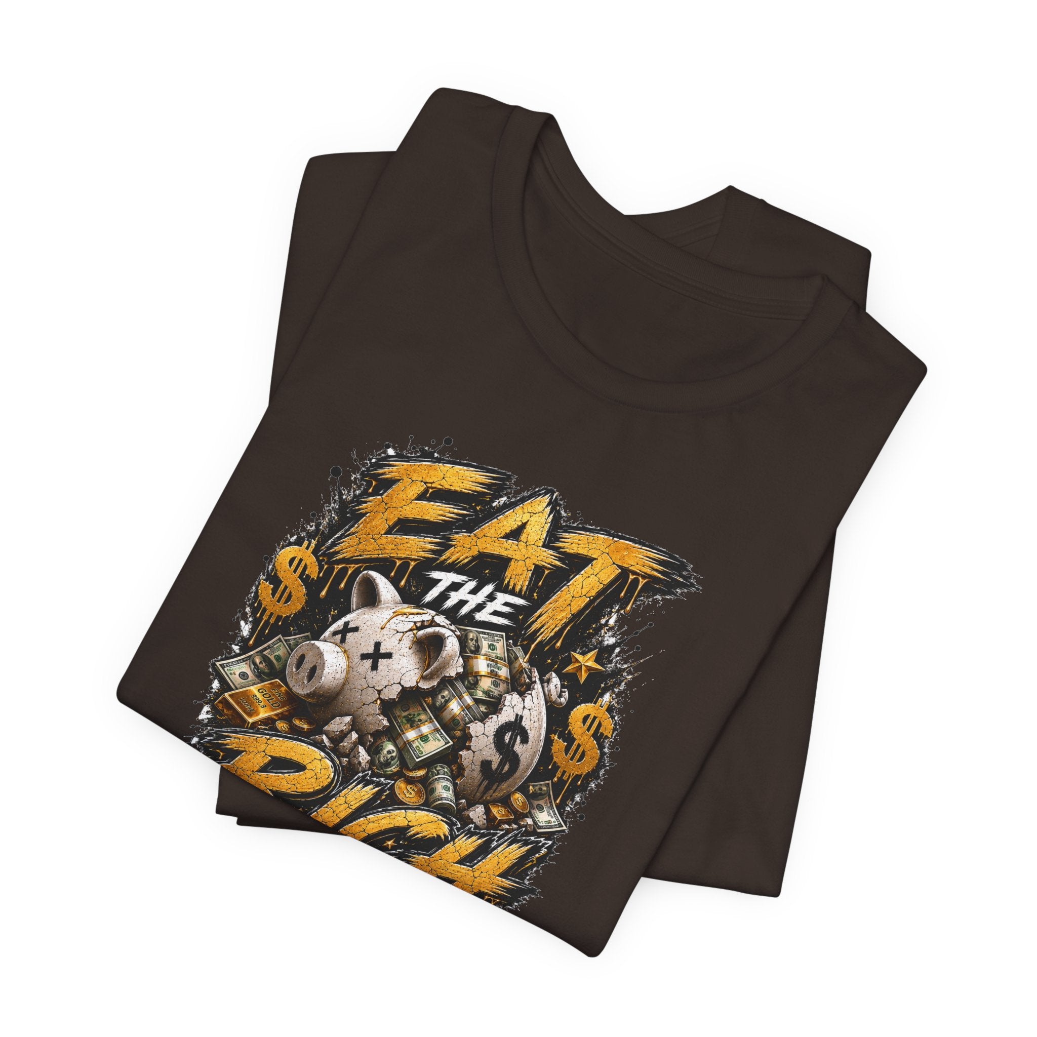 Eat the Rich Graphic Tee — Bold Anti-Establishment Streetwear