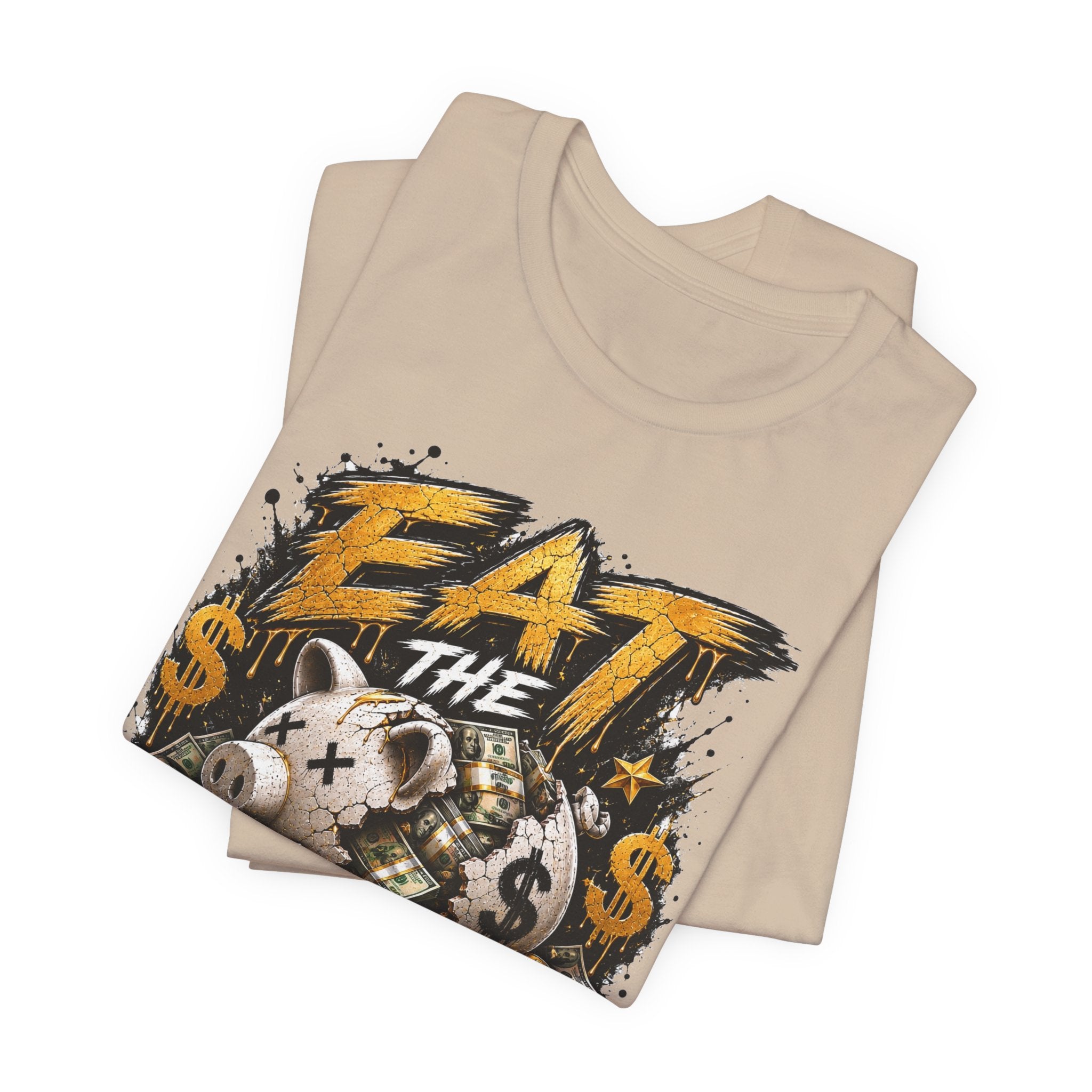 Eat the Rich Graphic Tee — Bold Anti-Establishment Streetwear Shirt