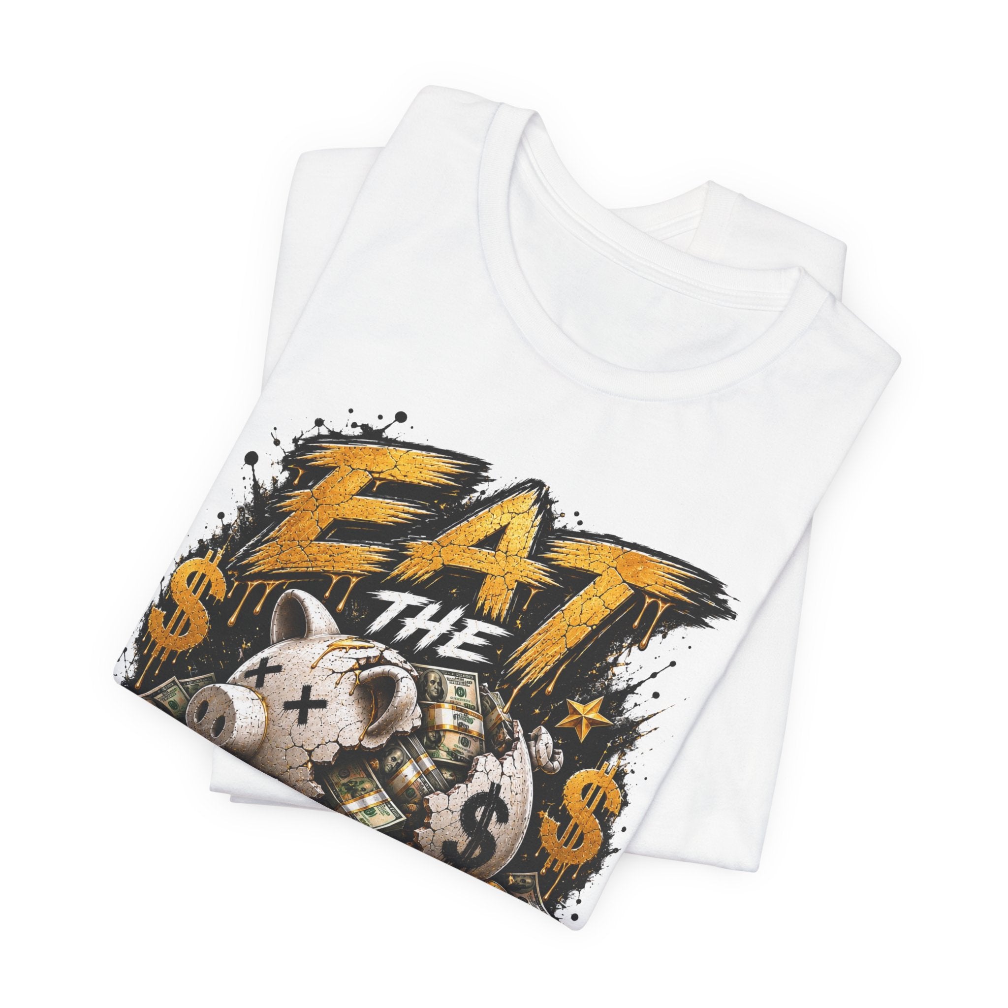 Eat the Rich Graphic Tee — Bold Anti-Establishment Streetwear Shirt
