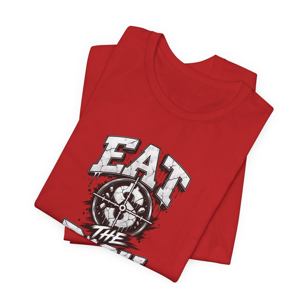 Graphic Tee — "Eat The Rich" Skull Compass Streetwear T-Shirt