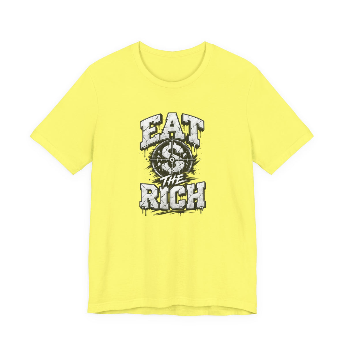 Graphic Tee — "Eat The Rich" Skull Compass Streetwear T-Shirt