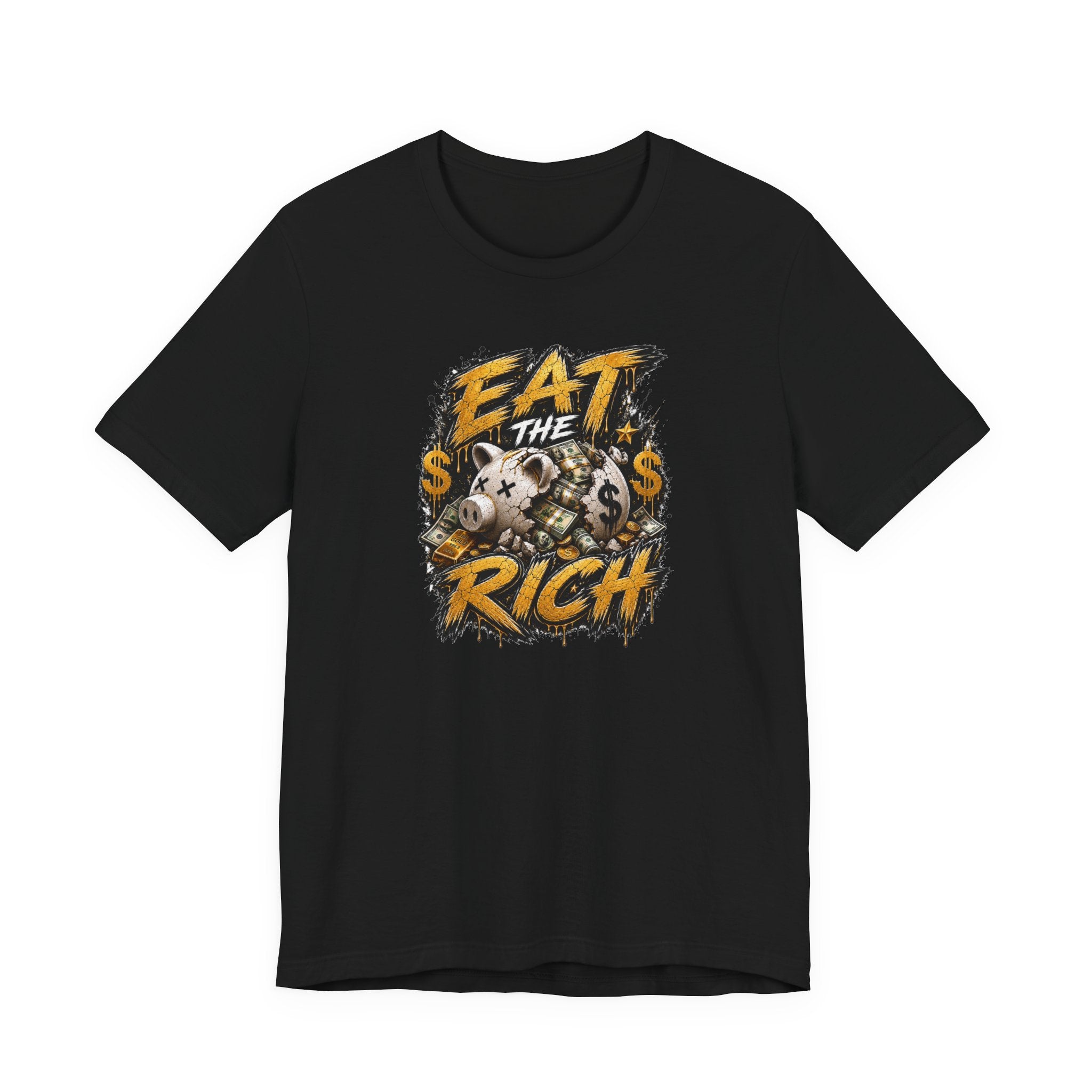 Eat the Rich Graphic Tee — Bold Anti-Establishment Streetwear