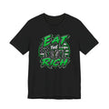 Eat The Rich T-Shirt – Anti-Establishment Graphic Tee with Green Street Art Design