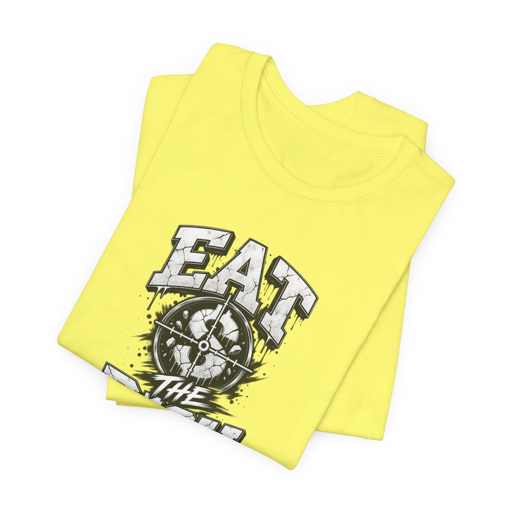 Graphic Tee — "Eat The Rich" Skull Compass Streetwear T-Shirt