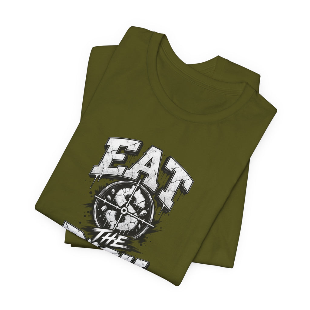 Graphic Tee — "Eat The Rich" Skull Compass Streetwear T-Shirt