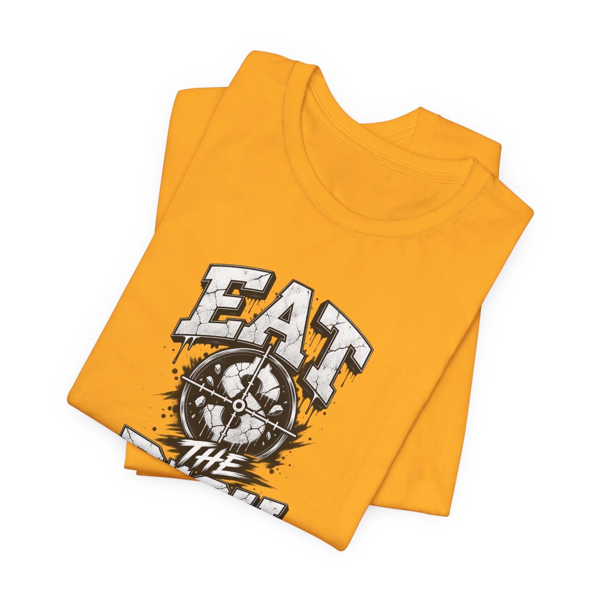 Graphic Tee — "Eat The Rich" Skull Compass Streetwear T-Shirt