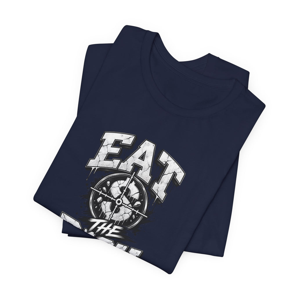 Graphic Tee — "Eat The Rich" Skull Compass Streetwear T-Shirt